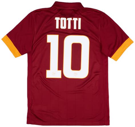 Francesco Totti Trikot Retro Und Vintage Ein St Ck Fu Ballgeschichte