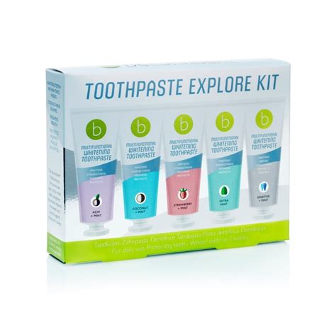 Explore Kit Multifunctional Whitening Toothpaste Beconfident