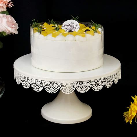 12 inch white cake stand discount