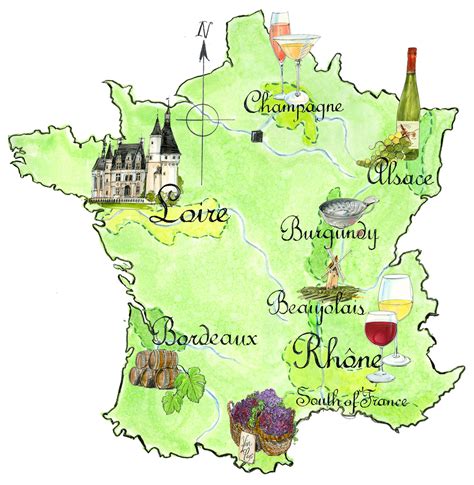 map of wine regions of france