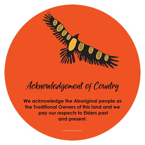 Bunjil the Creator Acknowledgement of Country Plaque – Kinya Lerrk