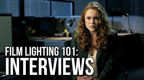 How To Film Cinematic Interviews 4 Lighting Setups YouTube