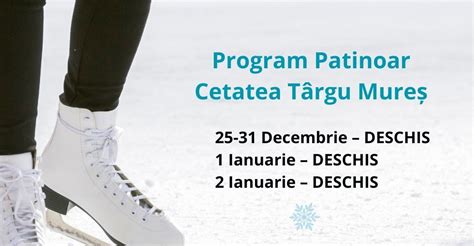 Patinoarul din cetate deschis în continuare Stiri din Mures Stiri