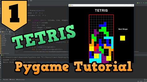 Pygame Tutorial Creating Tetris Youtube