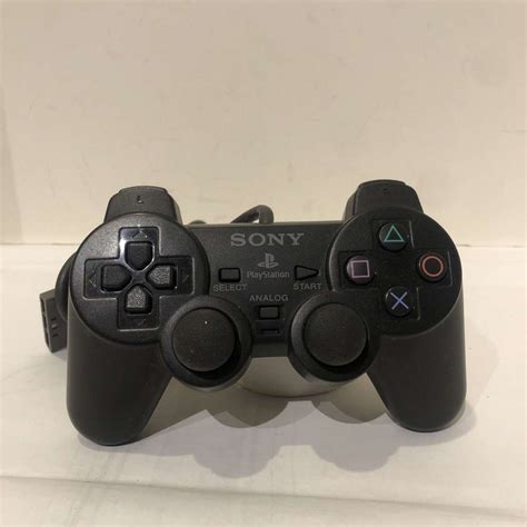 PS1 Original Black Analog Controller - Retro vGames