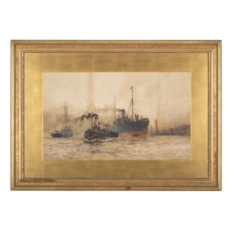 Leaving Harbour By Charles Edward Dixon On Artnet