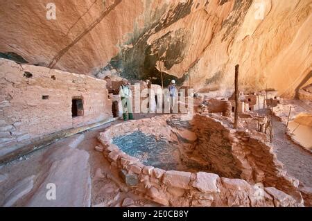 Kiva At Keet Seel Ruins At Navajo National Monument Shonto Plateau