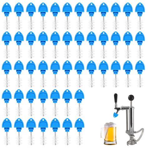 Cobee 50 Pack Beer Plugs Tap Brush Beer Faucet Tap Cleaning Plug Brush Draft Beer Tap Plug Cap