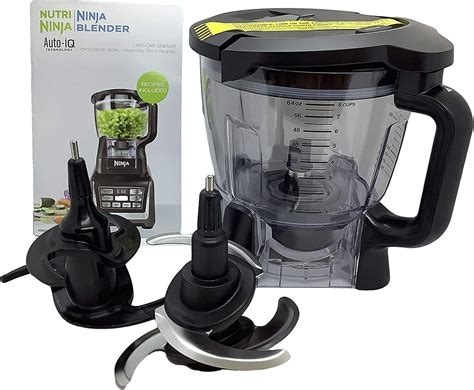 Ninja 64oz 8 Cup Food Processor Bowl Locking Lid Blade Kit For BN801