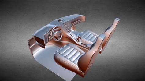 Car Interior 'unfinished' - 3D model by TankStorm [c6e2a99] - Sketchfab