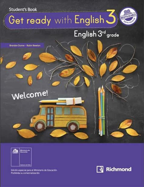 Libro de Inglés 3 Básico en PDF 2024 Oficial