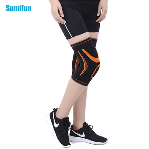 Sumifun Elastic Sport Leg Support Knee Cover Guard Volleyball Knee