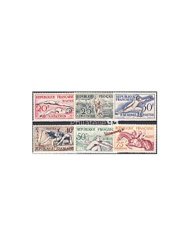 Timbres de France n960 à 965 J O Helsinski Collection Timbres France