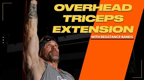 Resistance Bands Arm Exercise Overhead Triceps Extension Youtube