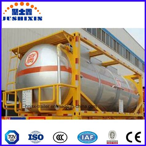 20FT 40FT Carbon Steel ISO Storage LPG LNG Gas Tank Container Tanker