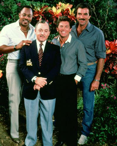 The Cast Of The Tv Show Magnum Pi L R Roger E Mosley John