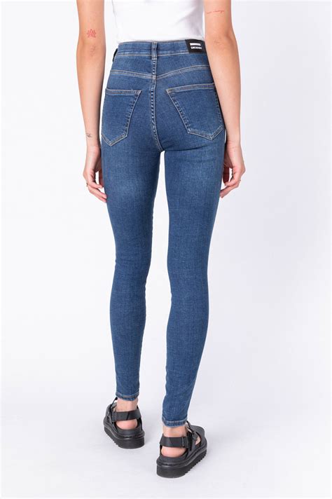 Dr Denim Australia Moxy Skinny Jeans Hurricane Dark Blue Dr Denim