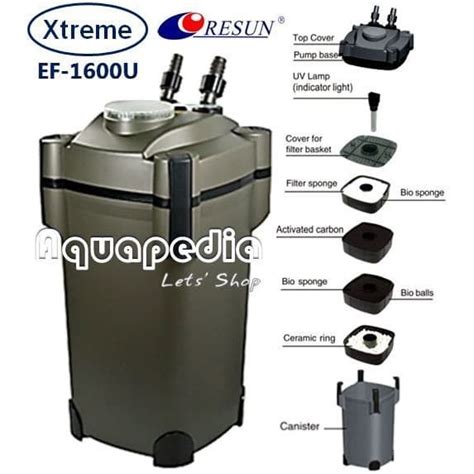 Jual Resun Aquarium External Filter Ef U Jakarta Pusat