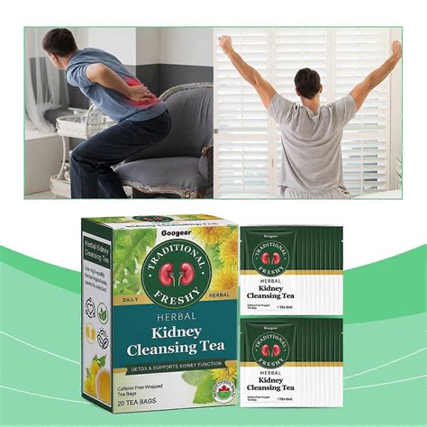 Googeer Kidney Detox Cleansing Tea, Herbal Kidney Clearing Tea Body