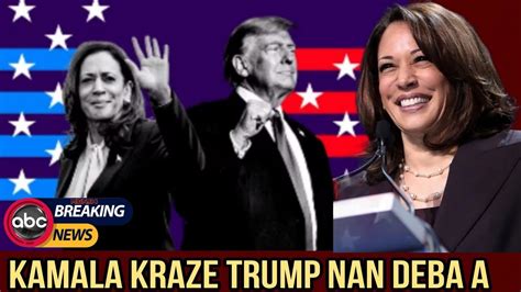 Kamala F Trump P Di T T Li Nan Deba A Anpil Koze Pale Demokrat