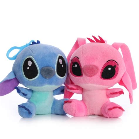 Kit Bonecas De Pel Cia Lilo E Stitch Infantis Brinquedos Anime De