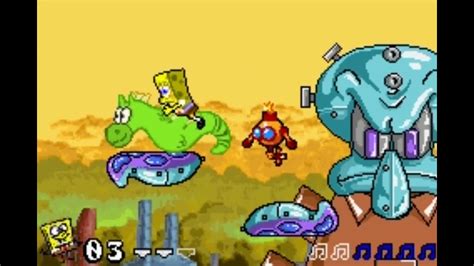 Spongebob Squarepants Battle For Bikini Bottom GBA All Bosses YouTube