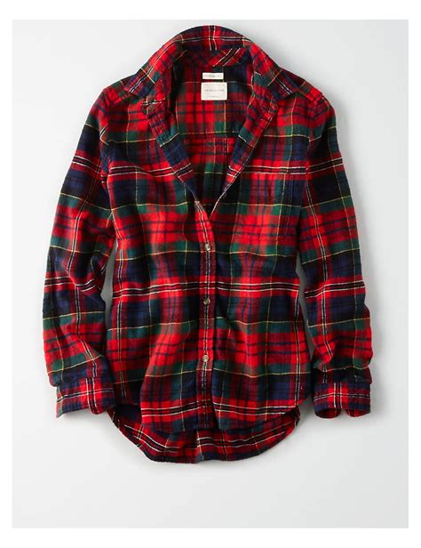 Eagle Gallery American Eagle Flannel Shirts Womens