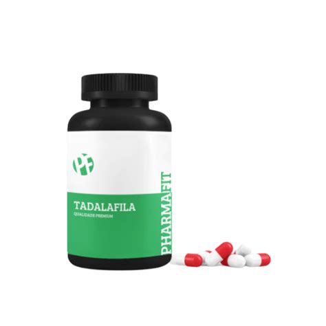 Tadalafil 5mg Com 30 Cápsulas Pharmafit Farmácia De Manipulação De