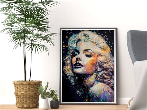Vibrant Pop Art Marilyn Monroe Poster Set of 3: Perfect for Marilyn