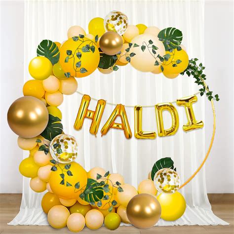 Party Propz Haldi Decoration Items For Marriage 65 Pcs Haldi Ceremony