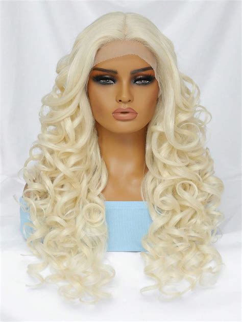 24 Inch Hd Lace Front Wigs 13x5x1 Curly Wigs For T Part Synthetic Hair Glueless Lace Wigs 180