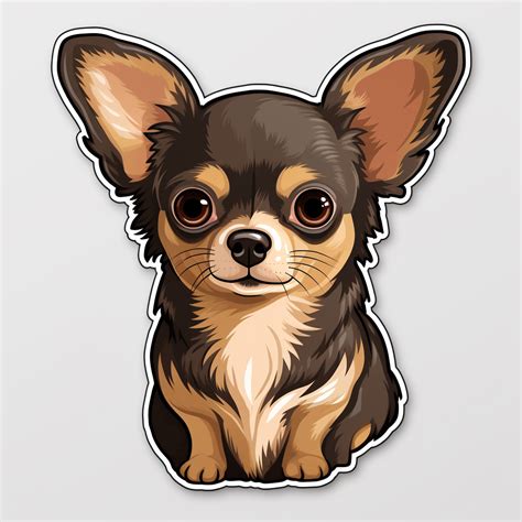 Riesiger Xxxl Autoaufkleber Sticker Niedlicher Chihuahua Aufkleber Ebay