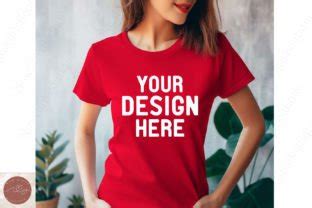 Bella Women Valentine T Shirt Mockup Graphic By Nowgiftsboutique