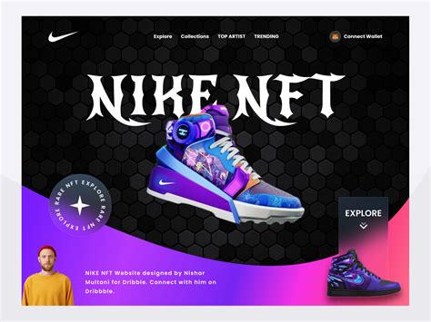 Nike NFT Website by Nishar Multani on Dribbble