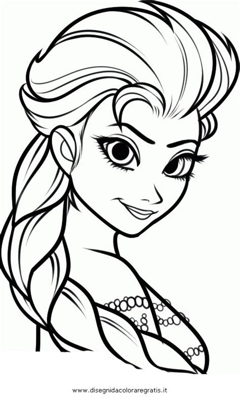 Disegno Frozenelsa2 Personaggio Cartone Animato Da Colorare