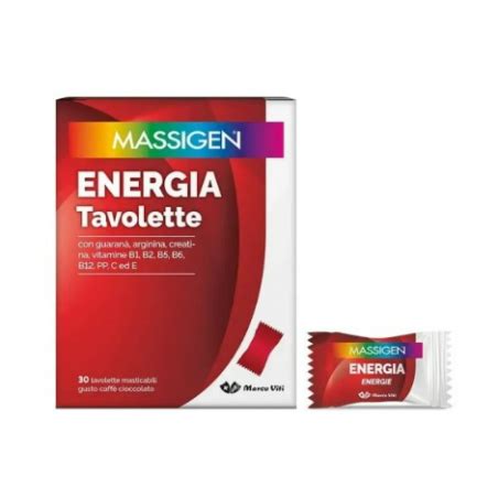 Massigen Energia Integratore Tonico Energetico 30 Tavolette TuttoFarma