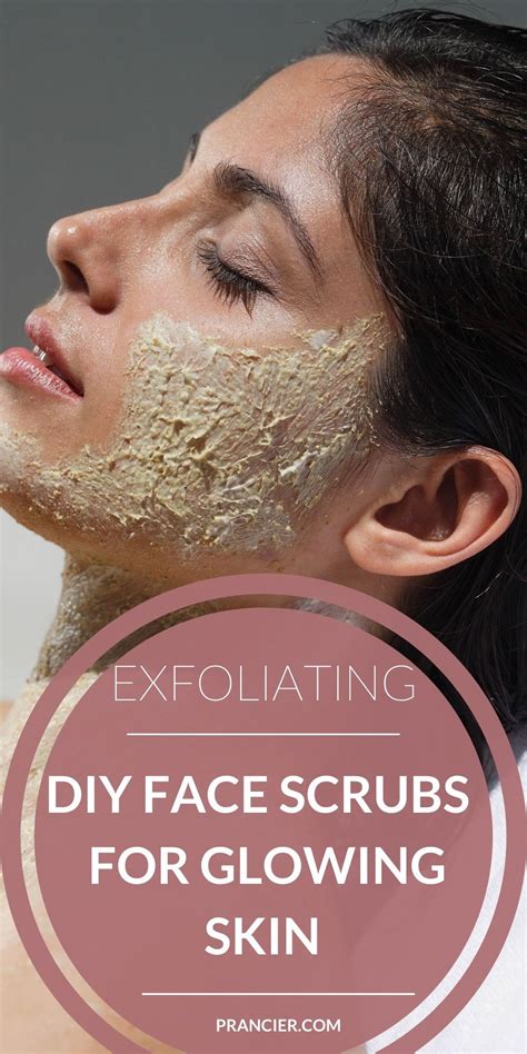 The Best DIY Face Scrub Recipes | PRANCIER | Diy face scrub, Diy ...