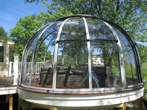 Hot Tub Enclosure Spa Dome Orlando Galleries Retractable Hot Tub