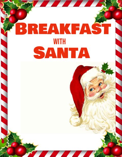 Breakfast With Santa Template Postermywall