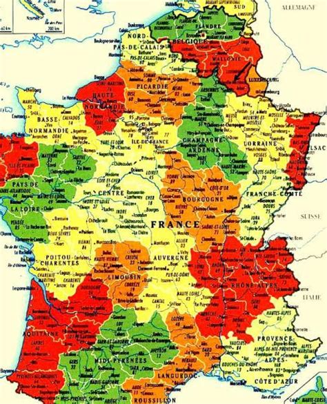 Arriba 93 Imagen Carte De France Avec Villes Et Villages Fr