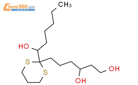 108383 11 5 1 3 Hexanediol 6 2 1 hydroxyhexyl 1 3 dithian 2 yl 化学式