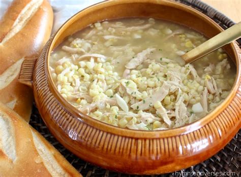 Pennsylvania Dutch Chicken Corn Soup Hymns And Verses