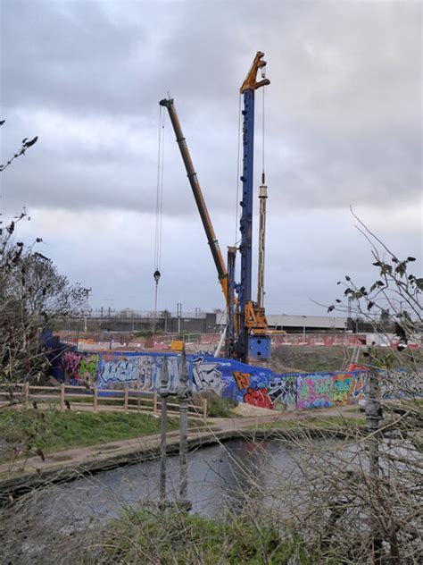 HS2 Construction Site From Curzon Street Chris Allen Geograph