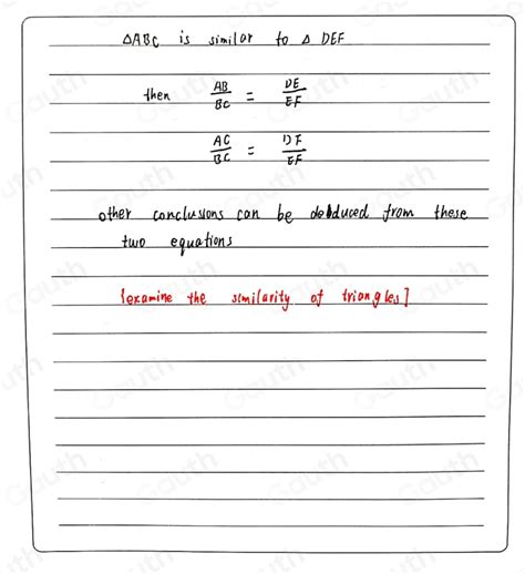 Solved Triangle Abc Is Similar To Triangle Def Which Statement Is A