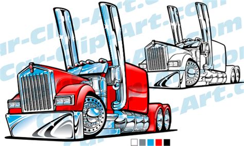 kenworth-cartoon-vector-art – HOT ROD KRISTINA