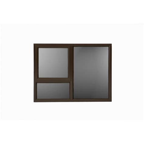 Window Frame Aluminium 28 Pt129 Bronze Left Hand Reflective Glass Mister Windows Cashbuild