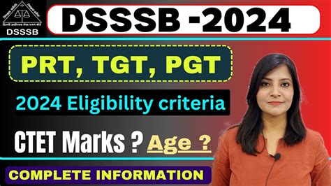 DSSSB 2024 DSSSB PRT TGT Vacancy 2024 DSSSB Part A Preparation