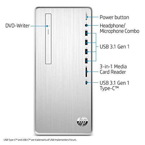 Hp Pavilion Desktop Computer Intel Core I7 9700 16gb Ram 1tb Hard