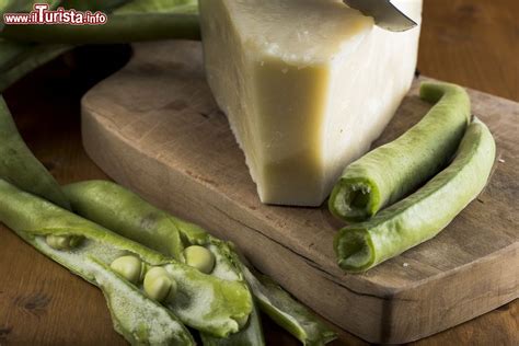 Pecorino E Fave Due Gustosi Prodotti Tipici Foto Monterotondo