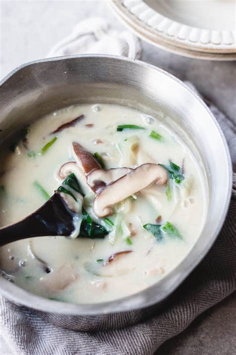 Creamy Shiitake Mushroom Soup Vegan And Gluten Free Chef Ja Cooks